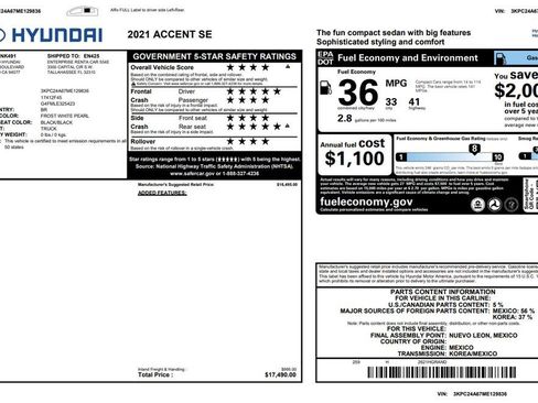 Used 2021 Hyundai Accent SE image 26