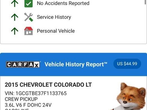 Used 2015 Chevrolet Colorado LT w/ LT Convenience Package image 3