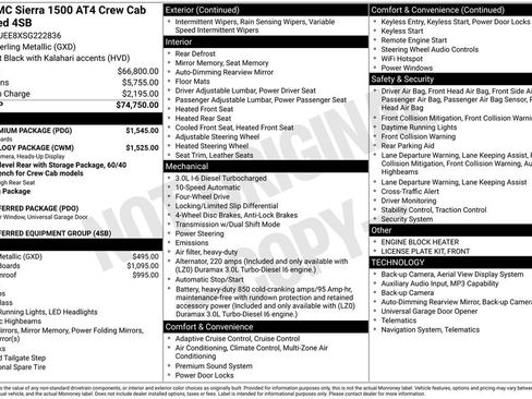 Certified 2025 GMC Sierra 1500 AT4 w/ AT4 Premium Package image 5