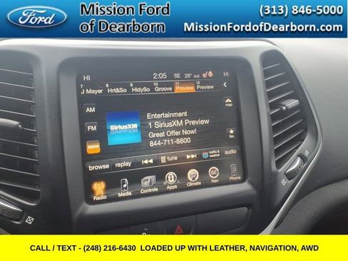 Used 2018 Jeep Cherokee Overland AWD/4WD image 10