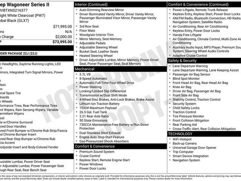 Used 2022 Jeep Wagoneer Series II image 39