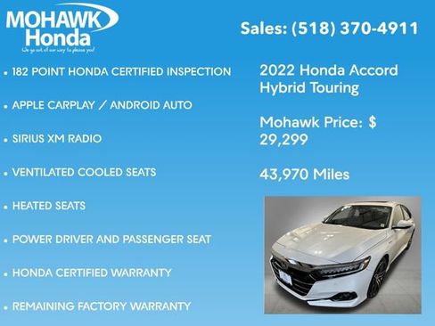Certified 2022 Honda Accord Touring image 16