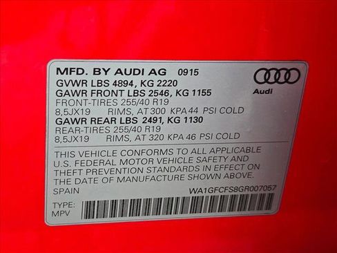 Used 2016 Audi Q3 2.0T Prestige w/ Prestige Package AWD/4WD image 22