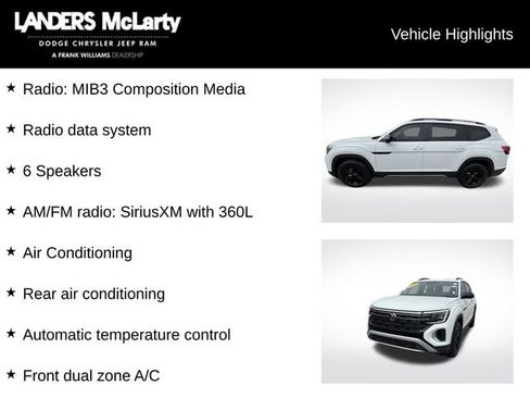 Used 2024 Volkswagen Atlas Peak Edition SE AWD/4WD image 5