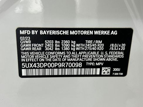 Certified 2023 BMW X3 sDrive30i w/ M Sport Package image 20