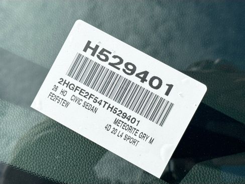 New 2026 Honda Civic Sport image 24