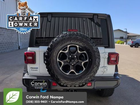 Used 2023 Jeep Wrangler Unlimited Rubicon 4xe AWD/4WD image 4