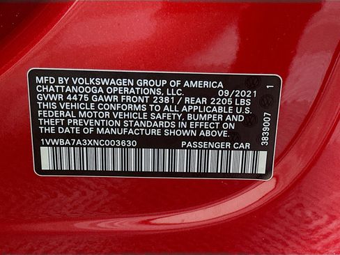 Used 2022 Volkswagen Passat 2.0T image 12