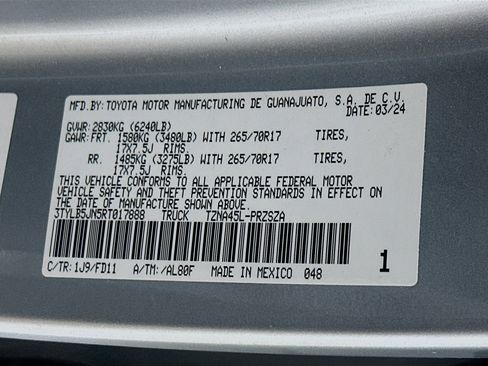 Used 2024 Toyota Tacoma TRD Off-Road AWD/4WD image 12