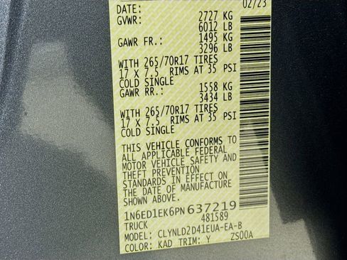 Used 2023 Nissan Frontier PRO-4X w/ Pro-4X Premium Package image 33