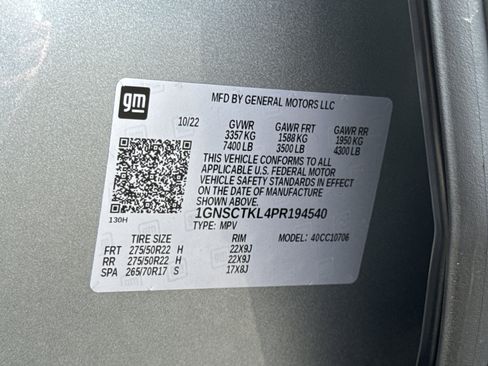 Used 2023 Chevrolet Tahoe High Country image 37