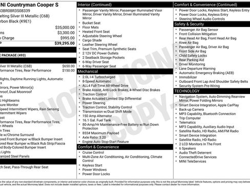 Used 2024 MINI Cooper Countryman S AWD/4WD image 18