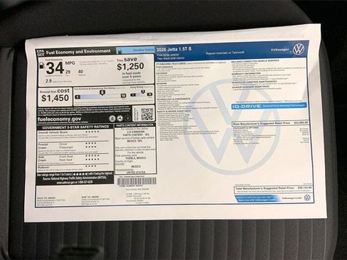 New 2026 Volkswagen Jetta S image 15