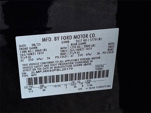 Certified 2023 Lincoln Nautilus Reserve w/ Equipment Group 201A image 25