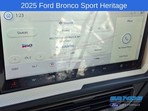 New 2025 Ford Bronco Sport Heritage w/ Convenience Package image 11