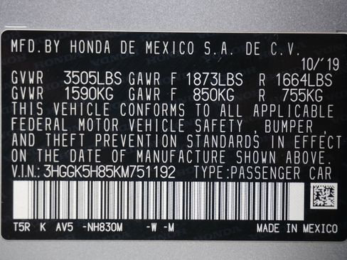 Used 2019 Honda Fit EX image 30