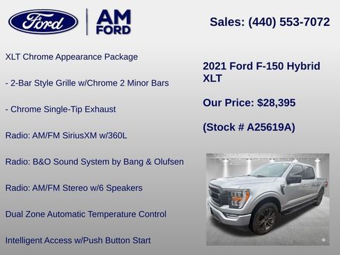 Used 2021 Ford F150 XLT w/ Equipment Group 302A High AWD/4WD image 36