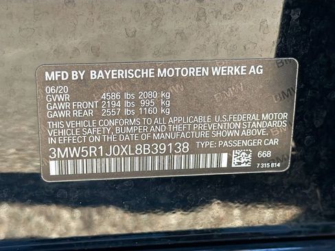 Used 2020 BMW 330i Sedan w/ Driving Assistance Package image 44