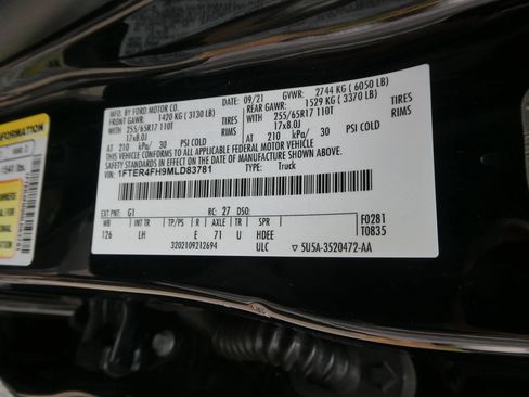 Used 2021 Ford Ranger XL w/ Equipment Group 101A High AWD/4WD image 10