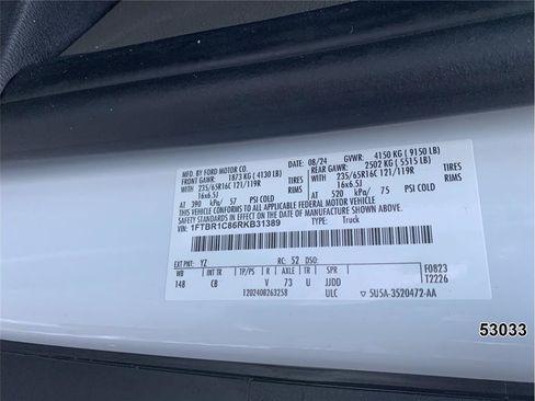 Used 2024 Ford Transit 250 148 Medium Roof w/ Load Area Protection Package RWD image 18