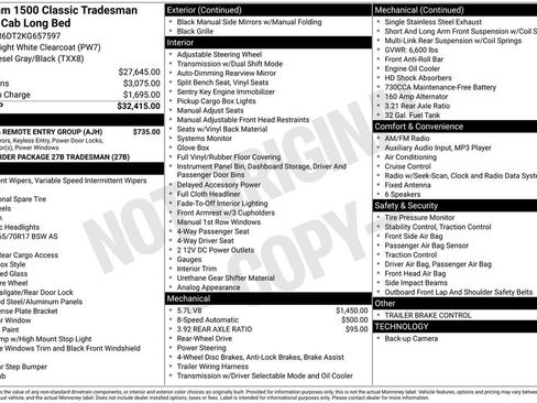 Used 2019 RAM 1500 Tradesman w/ Power & Remote Entry Group image 22