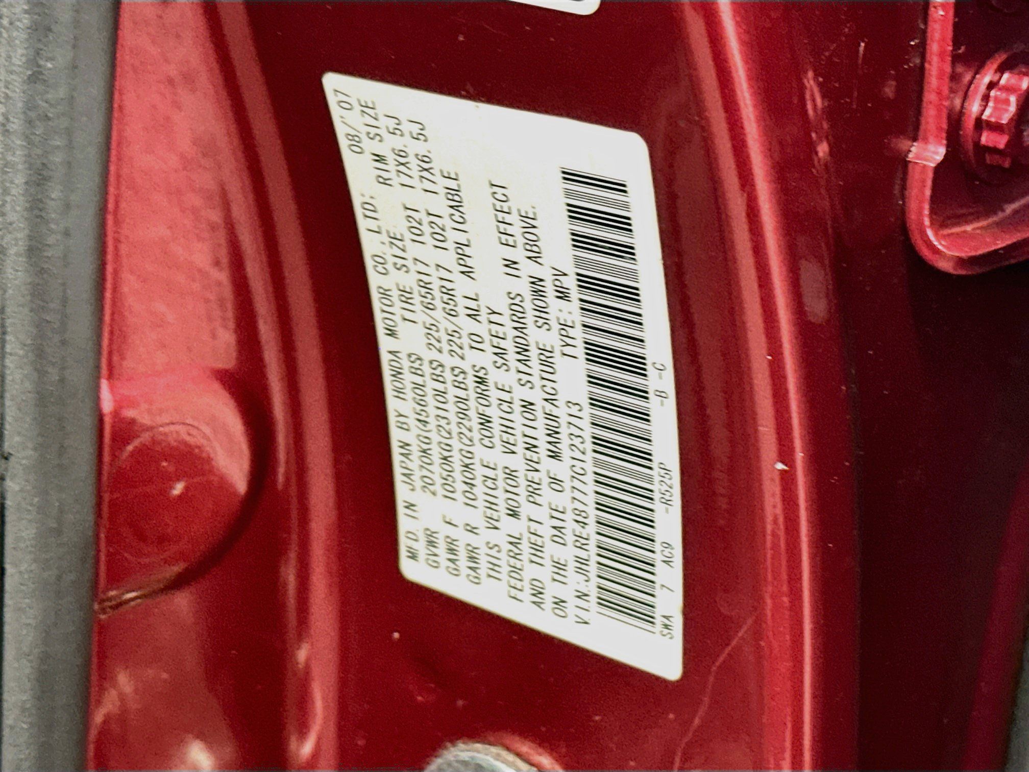 Used 2007 Honda CR-V EX-L image 12