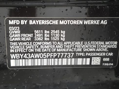 Certified 2023 BMW i4 eDrive35 w/ Parking Assistance Package RWD image 27
