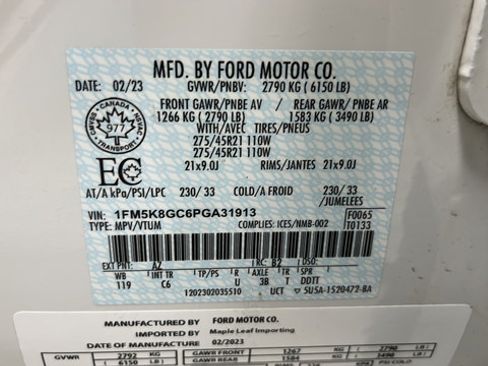 Used 2023 Ford Explorer ST w/ Technology Package AWD/4WD image 30