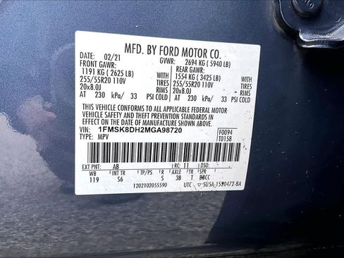 Used 2021 Ford Explorer XLT w/ Equipment Group 202A image 34