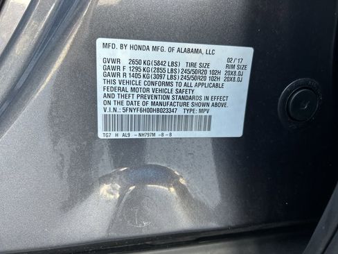 Used 2017 Honda Pilot Elite image 37