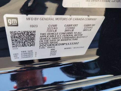 Used 2023 Chevrolet Silverado 1500 LTZ w/ Technology Package AWD/4WD image 33