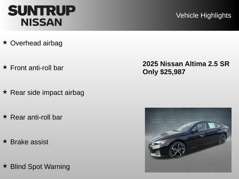 Used 2025 Nissan Altima 2.5 SR FWD image 23