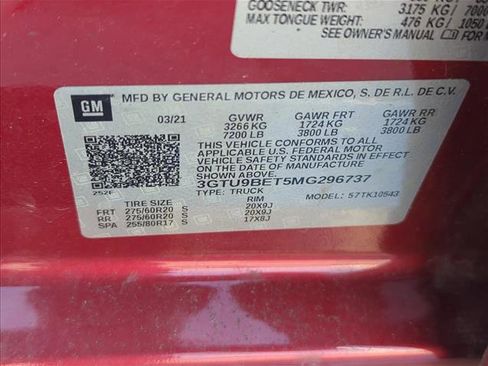 Used 2021 GMC Sierra 1500 SLE w/ Preferred Package image 26