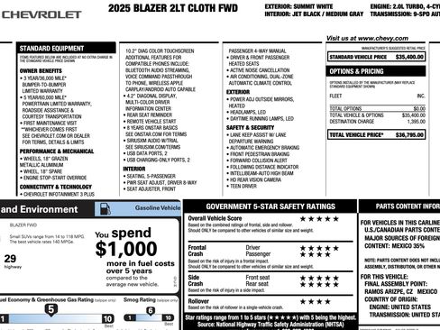 Used 2025 Chevrolet Blazer LT image 4