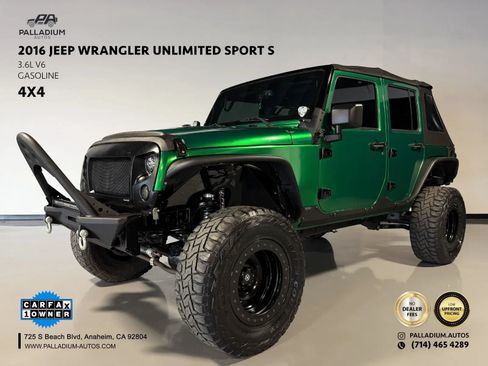 Used 2016 Jeep Wrangler Unlimited Sport w/ Quick Order Package 23S AWD/4WD image 1