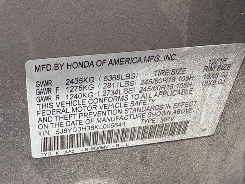 Used 2019 Acura MDX FWD image 19