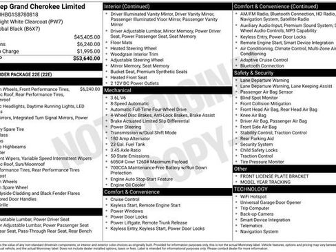 New 2025 Jeep Grand Cherokee Limited AWD/4WD image 31