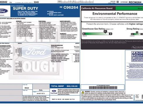 Used 2024 Ford F250 Lariat w/ Lariat Ultimate Package image 6