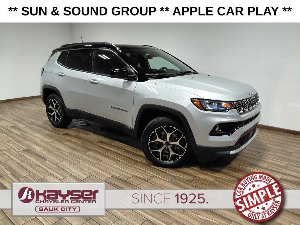 Used 2025 Jeep Compass Limited w/ Sun & Sound Group AWD/4WD image 1