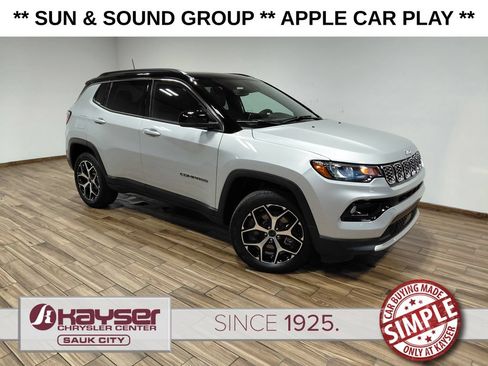 Used 2025 Jeep Compass Limited w/ Sun & Sound Group AWD/4WD image 1