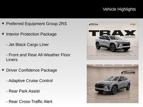 Used 2025 Chevrolet Trax RS w/ Sunroof Package FWD image 5