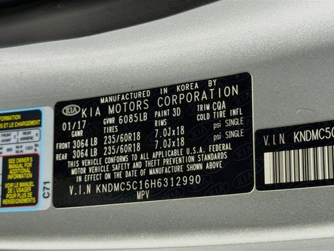 Used 2017 Kia Sedona SX FWD image 12