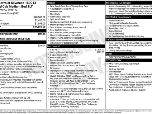 Used 2020 Chevrolet Silverado 1500 LT w/ Trailering Package AWD/4WD image 14