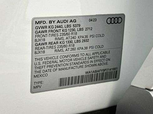 Certified 2023 Audi Q5 2.0T Premium w/ Convenience Package AWD/4WD image 29
