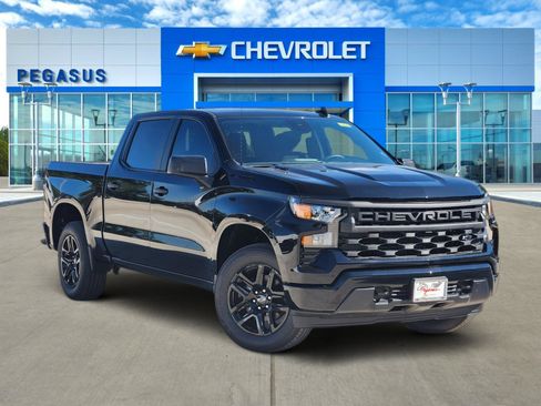 New 2026 Chevrolet Silverado 1500 Custom w/ LPO, Dark Essentials Package RWD image 1