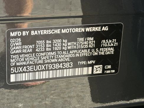 New 2026 BMW X5 xDrive50e w/ M Sport Package AWD/4WD image 38