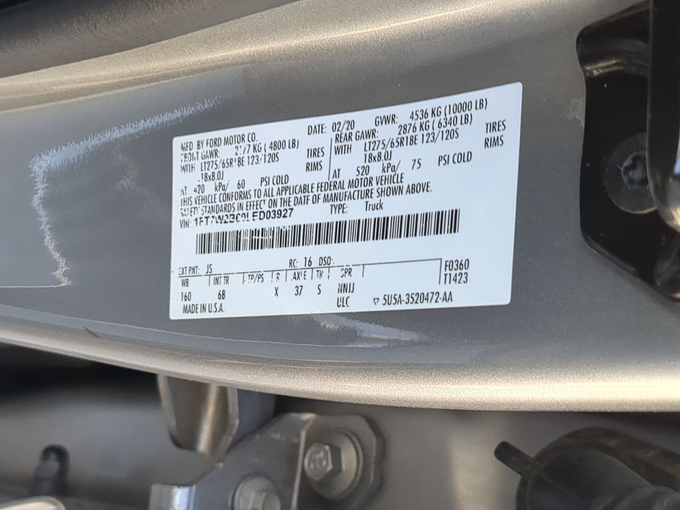 Used 2020 Ford F250 Lariat w/ Lariat Value Package AWD/4WD image 33