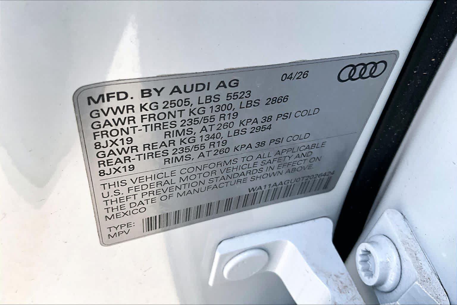 Used 2026 Audi Q5 Premium w/ Convenience Package AWD/4WD image 17