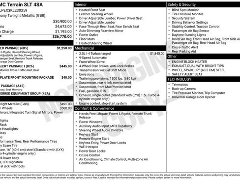 Used 2019 GMC Terrain SLT w/ Preferred Package image 13