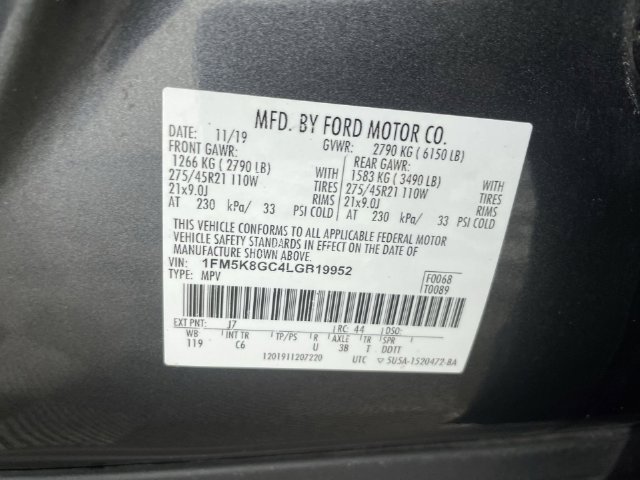 Used 2020 Ford Explorer ST w/ ST Street Pack AWD/4WD image 51